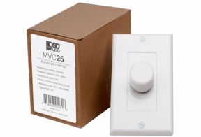 25W High Power Commercial 25/70V In-Wall Rotary In-Wall Volume Control, Easily Daisy Chain - MVC25