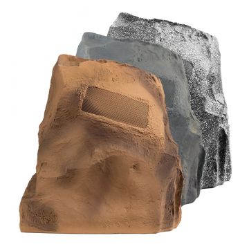 OSD Audio 8" Omni Rock Speaker 360° Outdoor Weather Resistant Single Brown, Grey, Slate