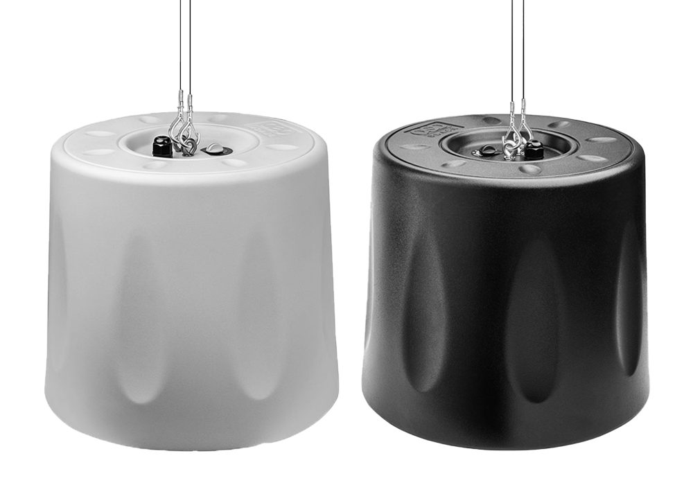 OSD Black 8" Pendant Hanging Speaker 70V/8ohm Single White/Black