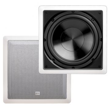 10" 200W Pro Series In-Wall Home Theater Subwoofer, Easy Install & Paintable Grill, Single - IWS10