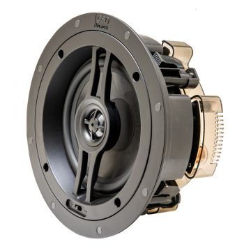 OSD Black R62 6.5" In Ceiling Speakers, 1" Parachute Silk Dome Tweeter, Contour Switch (Pair)