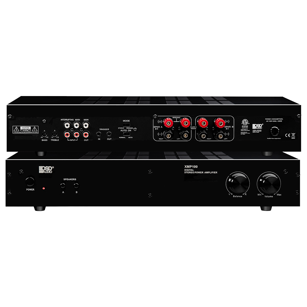XMP100 75W Class D Stereo Amplifier Whole House Audio