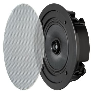 OSD Black R62SS 6.5" Super Shallow Mount Weather Resistant In-Ceiling Speaker (Pair)