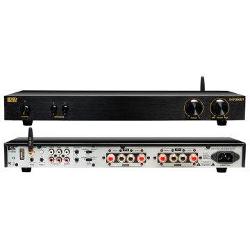 OSD 600W Stereo Amplifier, Bass and Treble Control, and A/B Speaker Switching XMP300 GEN2