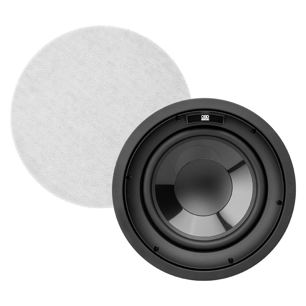 R10 In Ceiling 10" Subwoofer w/ Long Excursion Graphite Woofer, 200W w/ Construction Bracket