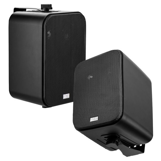4” 3-Way Compact Outdoor Patio Speaker Pair 80W, IP54 Rated, White or Black AP450
