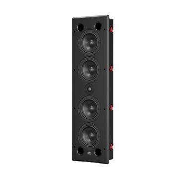 OSD Black T69-MKII In-Wall LCR Speaker with Dual 6.5” Carbon Fiber Woofers, Titanium Tweeter