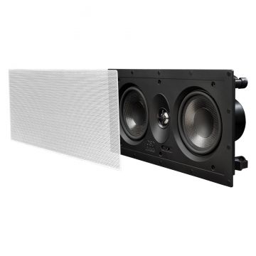 OSD Black T53LCR Dual 5.25" LCR In-Wall Speaker, 1" Aluminium Dome Tweeter (Single)