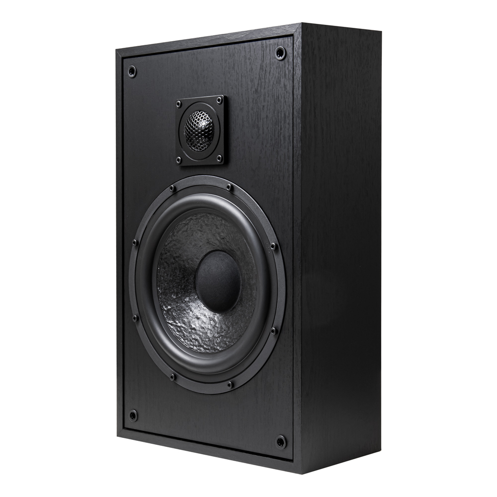 S80 MK2 Home Theater Speaker, 8” Wood Fiber Woofer, Silk Tweeter, On Wall, 75 Watts RMS, Single