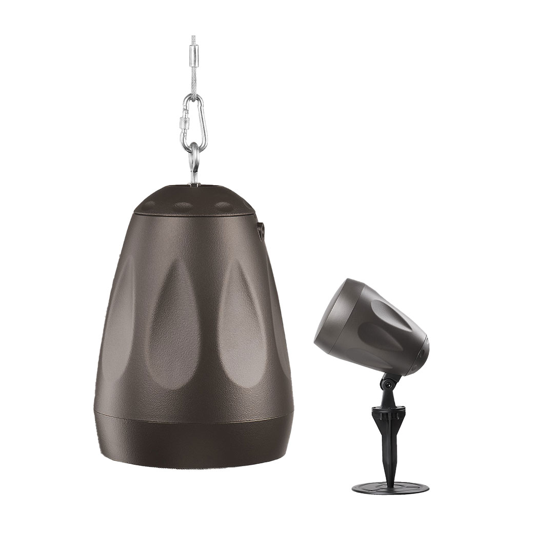 OSD Forza 6.5" Pendant Speaker IP66 Rated, Hanging or Landscape, 8 Ohm/70V Tap, Bronze (Single)