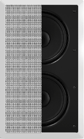 In Wall Subwoofer OSD IWS88 Dual 8" Injected Woofers Back Bridge Plate