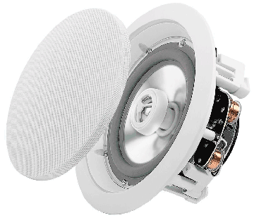 8" 150W Weather Resistant Outdoor In-Ceiling Speaker w/ Built-in Crossover, Pair - ICE840WRS