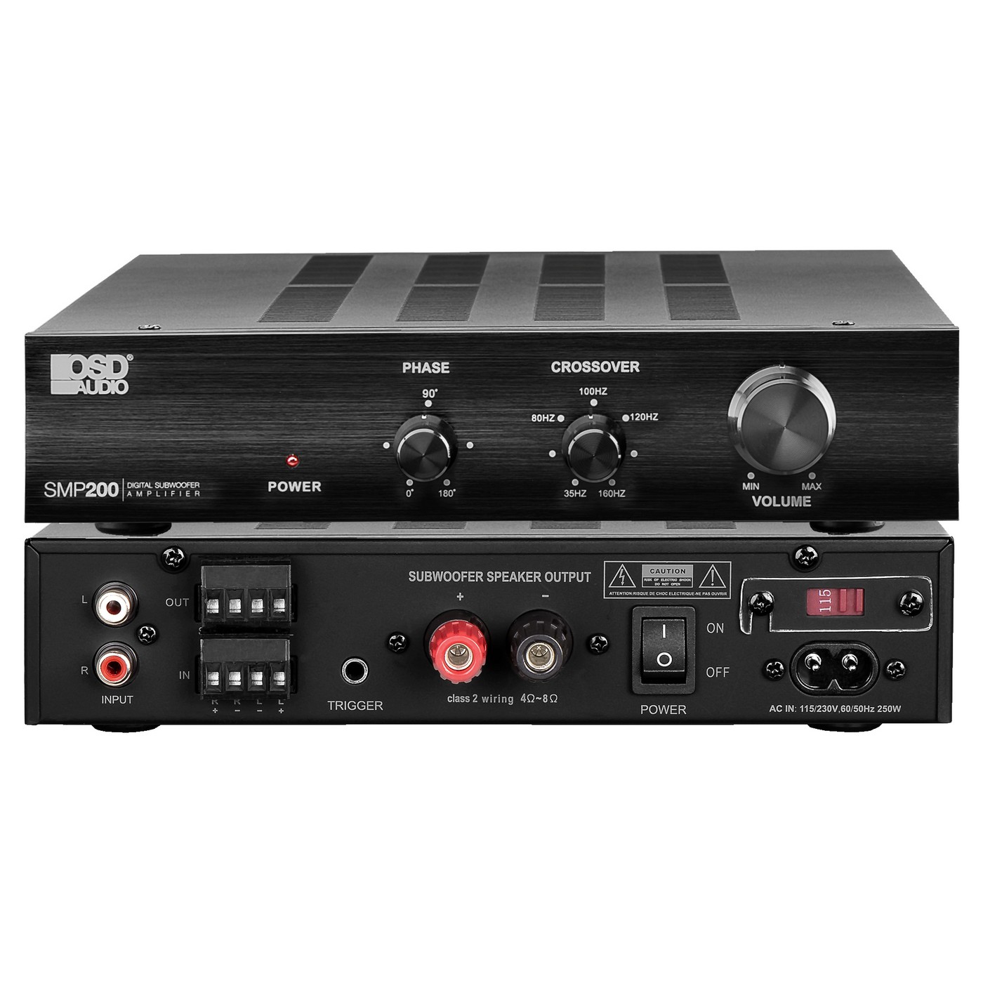 SMP200 200W Mono Subwoofer Amplifier Whole House Audio